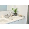 Panière de rangement en plastique pour salle de bain M