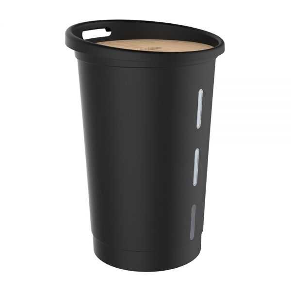 Bac à roulettes pour granulés de bois Capacité 25 kg