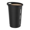 Bac à roulettes pour granulés de bois Capacité 25 kg