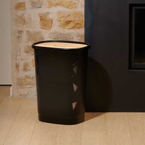 Bac de rangement pellets design Capacité 45 kg