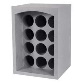 Casier vertical polystyrène pour 12 bouteilles