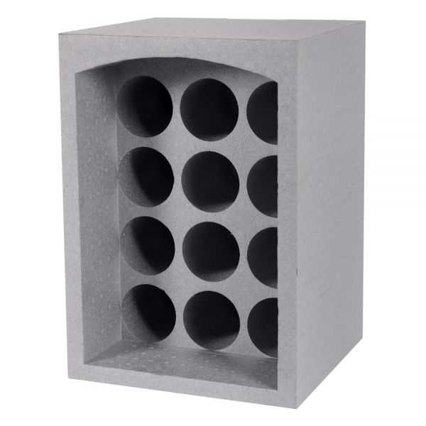 Casier vertical polystyrène pour 12 bouteilles