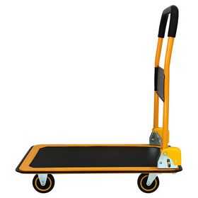 Chariot de transport pour marchandise avec plateau anti dérapant