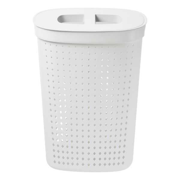 Panier à linge en plastique solide et élégant 60 litres