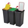 Poubelle de tri verre papier plastique 45 litres