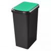 Poubelle de tri couvercle vert