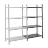 Rayonnage Charges lourdes Kit suivant 4 étagères en tôle 2000x1010x1000 mm Fliplus