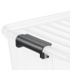 Boîte de rangement sous lit à roulettes 49 litres