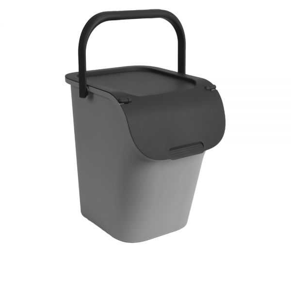 Poubelle à tri avec grande ouverture 40 litres