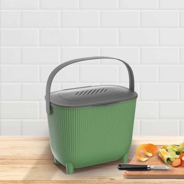 Poubelle à Compost avec filtre 10 litres