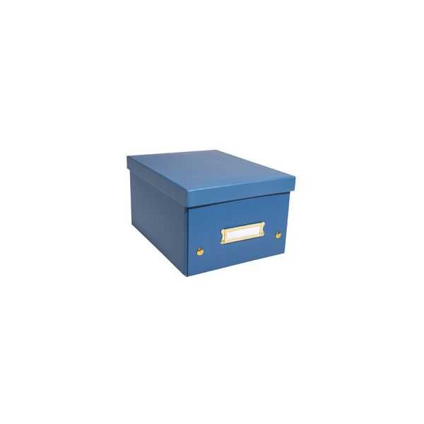 Boîte de rangement Neo Deco, A4+, bleu