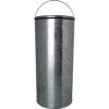 Poubelle professionnelle à pédale en acier 52 litres