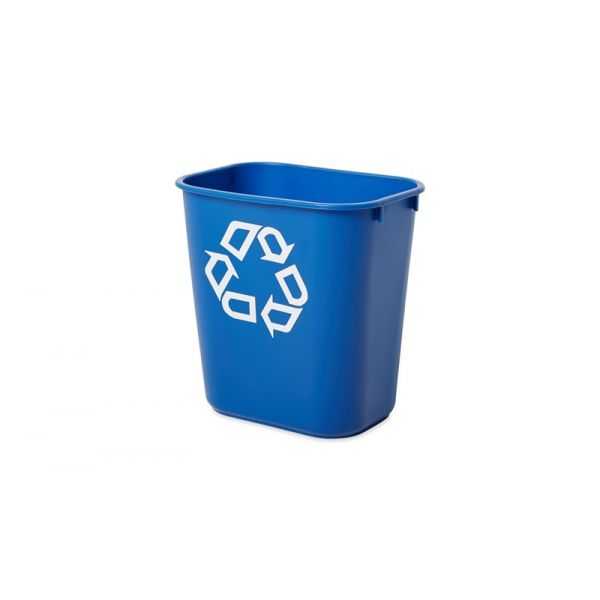 Petite poubelle à papier rectangulaire 12 litres