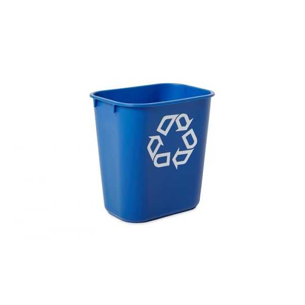 Petite poubelle à papier rectangulaire 12 litres