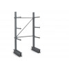 Rayonnage Cantilever léger 4 nvx 1 côté H.2m x L.1m x P.600