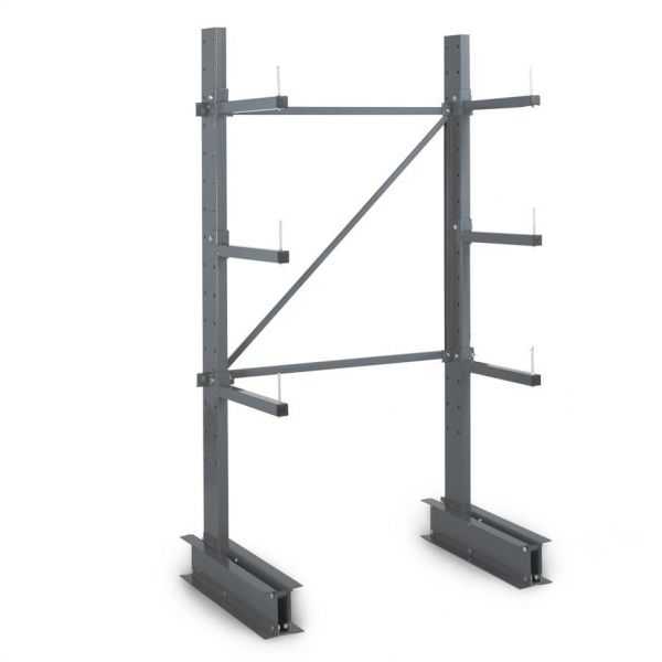 Rayonnage Cantilever léger 4 nvx 1 côté H. 2m x L.1,5m x P.700