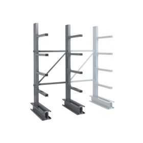 Rayonnage Cantilever Mi-lourd 5 nvx 1 côté H. 2,5m x L.1,5m x P.1200