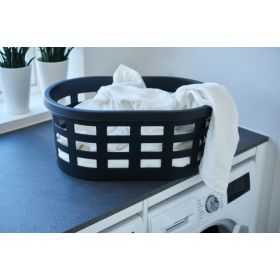 Panier à linge solide en plastique 36 litres