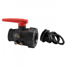 Vanne 70 L/min avec raccord pour bacs grands volumes 310 L à 500 L