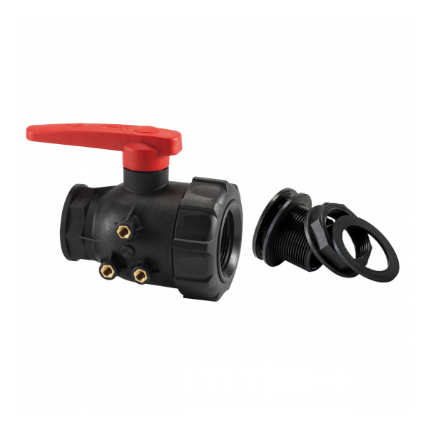 Vanne 70 L/min avec raccord pour bacs grands volumes 310 L à 500 L