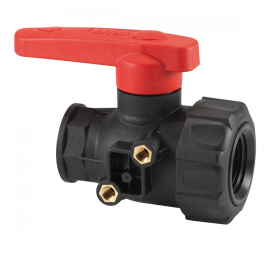 Vanne 30 L/min avec raccord pour bacs grands volumes 100 L à 220 L
