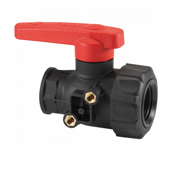 Vanne 30 L/min avec raccord pour bacs grands volumes 100 L à 220 L