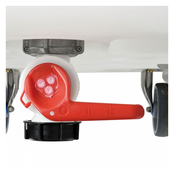 Vanne 1/4 tour pour bacs double-paroi 310 L/500 L