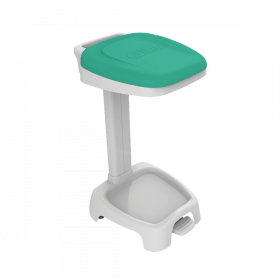 Support sac 120 L + couvercle vert