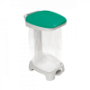 Support sac 120 L + couvercle vert
