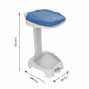 Support sac 120 L + couvercle Gilactiv® bleu
