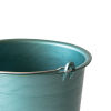 Seau rond souple avec anse acier - 11 L - vert