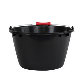 Seau rond éco-durable 15L - Poignée ergonomique - noir