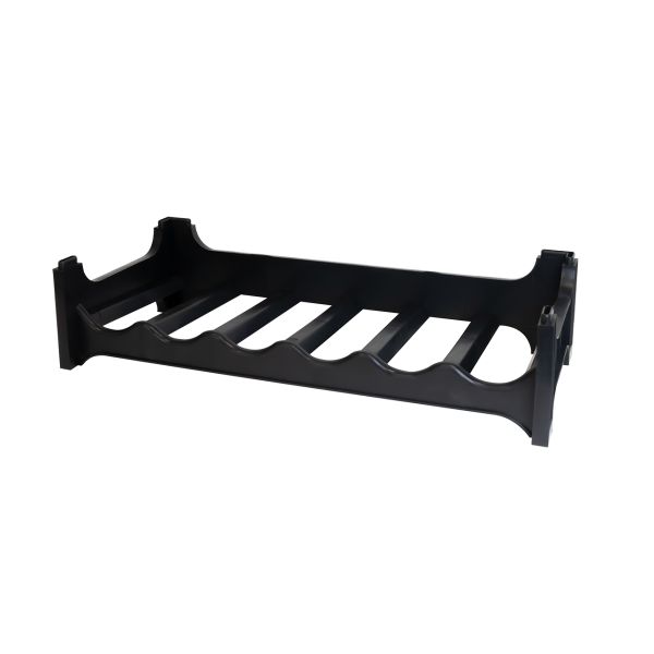 Rayonnage 6 bouteilles 680 x 280 x 140 mm - noir