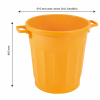 Poubelle ronde tri sélectif 50 L - jaune
