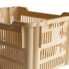 Manne à viennoiseries empilable et emboîtable 610 x 500 x 360 mm - 75 L - beige