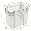 Manne à pain compacte 120 L - blanc
