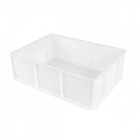 Demi-bac à pâtons 400 x 300 x 130 - 12L - Blanc