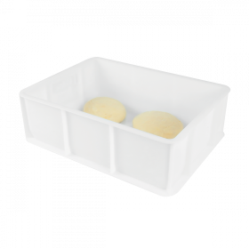 Demi-bac à pâtons 400 x 300 x 130 - 12L - Blanc