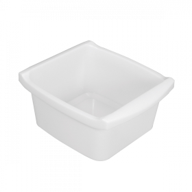 Cuvette rectangulaire profonde 16 L - blanc
