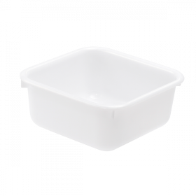 Cuvette carrée 3 L - blanc