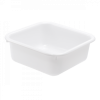 Cuvette carrée 12 L - blanc