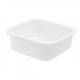 Cuvette carrée 10 L - blanc