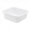 Cuvette carrée 10 L - blanc