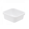 Cuvette carrée 1 L - blanc