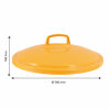 Couvercle pour poubelle ronde tri sélectif 75 L - jaune