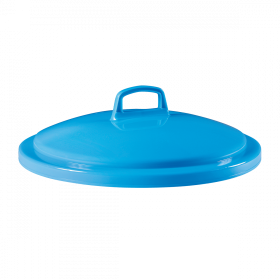 Couvercle pour poubelle ronde tri sélectif 75 L - bleu