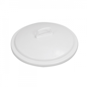 Couvercle pour poubelle ronde tri sélectif 75 L - blanc