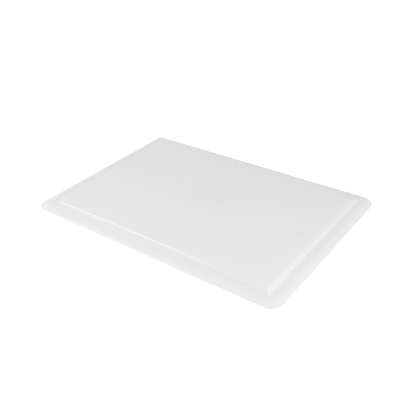 Couvercle pour demi-bac à pâtons 400 x 300 mm - blanc