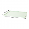 Couvercle pour demi bac à pâtons 400 x 300 x 30 mm - vert amande