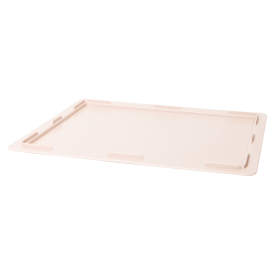 Couvercle pour demi bac à pâtons 400 x 300 x 30 mm - rose poudré